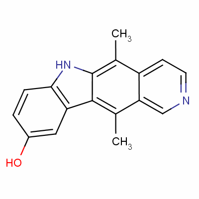 5,11-Dimethyl-6h-pyrido[4,3-b]carbazol-9-ol Structure,51131-85-2Structure