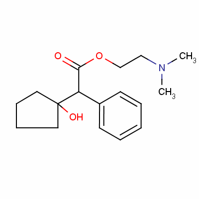 环喷托酯结构式_512-15-2结构式