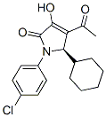 (5R)-4-乙酰基-1-(4-氯苯基)-5-环己基-1,5-二氢-3-羟基-2H-吡咯-2-酮结构式_512177-06-9结构式