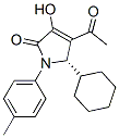 (5S)-4-乙酰基-5-环己基-1,5-二氢-3-羟基-1-(4-甲基苯基)-2H-吡咯-2-酮结构式_512178-16-4结构式