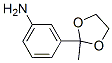 3-(2-Methyl-1,3-dioxolan-2-yl)aniline Structure,51226-14-3Structure