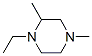 Piperazine,1-ethyl -2,4-dimethyl - (9CI) Structure,51253-74-8Structure