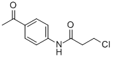 N-(4-acetylphenyl)-3-chloropropanamide Structure,51256-02-1Structure