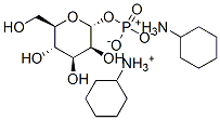 alpha-D(+)甘露糖 1-磷酸酯二(单环己基铵)盐结构式_51306-17-3结构式