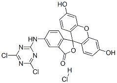 5-(4,6-Dichloro-s-triazin-2-ylamino)fluorescein-hydrochloride Structure,51306-35-5Structure