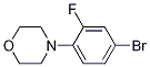 4-(4-Bromo-2-fluorophenyl)morpholine Structure,513068-89-8Structure