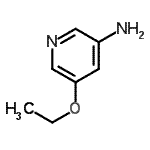 3-Amino-5-ethoxypyridine Structure,51468-00-9Structure