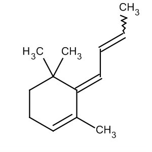 (6Z)-6-[(e)-2-丁烯]-1,5,5-三甲基-1-环己烯结构式_51468-85-0结构式