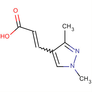 (2E)-3-(1,3-dimethyl-1H-pyrazol-4-yl)acrylic acid Structure,514800-75-0Structure