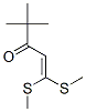 4,4-Dimethyl-1,1-di(methylthio)pent-1-en-3-one Structure,51507-09-6Structure