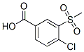 4-Chloro-3-methylsulfonyl-benzoic acid Structure,51522-07-7Structure