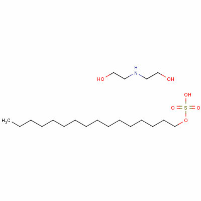 Bis(2-hydroxyethyl)ammonium hexadecyl sulphate Structure,51541-51-6Structure