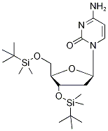 2,3-二-O-(叔丁基二甲基甲硅烷基)-2-脱氧胞苷结构式_51549-29-2结构式