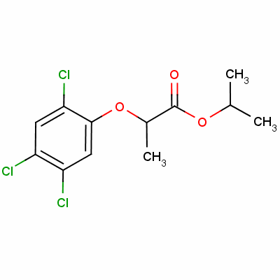 2-(2,4,5-三氯苯氧基)丙酸异丙酯结构式_51550-58-4结构式