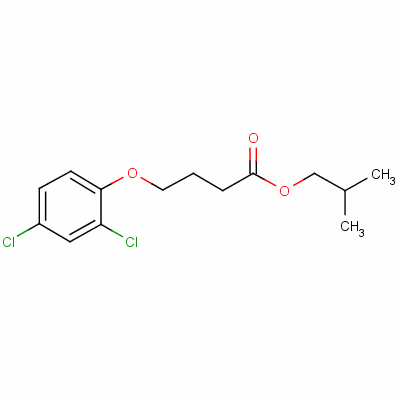 4-(2,4-二氯苯氧基)丁酸异丁酯结构式_51550-64-2结构式