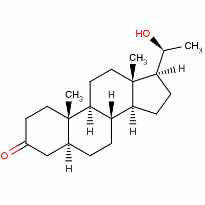 5α-pregnane-3-one-20α-ol Structure,516-59-6Structure