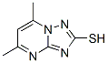 5,7-二甲基-[1,2,4]噻唑并[1,5-a]嘧啶-2-氢硫化物结构式_51646-17-4结构式