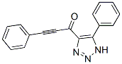 3-Phenyl-1-(5-phenyl-1h-1,2,3-triazol-4-yl)-2-propyn-1-one Structure,51719-79-0Structure