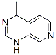 (9CI)-1,4-二氢-4-甲基吡啶并[3,4-d]嘧啶结构式_51752-72-8结构式