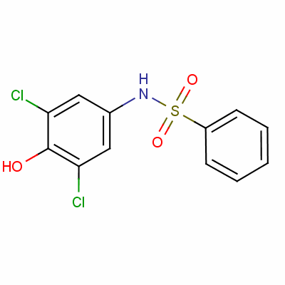 N-(3,5-dichloro-4-hydroxyphenyl)benzenesulphonamide Structure,51767-45-4Structure