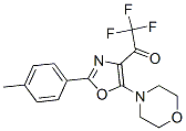 2,2,2-Trifluoro-1-[2-(4-methylphenyl)-5-morpholinooxazol-4-yl ]ethanone Structure,51770-11-7Structure