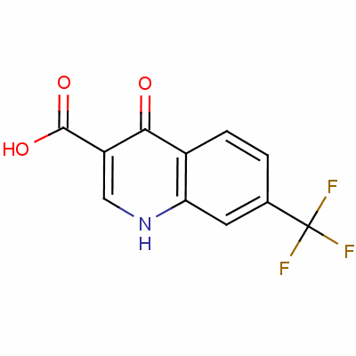 1,4-Dihydro-4-oxo-7-(trifluoromethyl)quinoline-3-carboxylic acid Structure,51776-97-7Structure