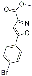 5-(4-Bromophenyl)-3-isoxazolecarboxylic acid methyl ester Structure,517870-15-4Structure