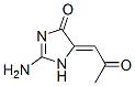 4H-imidazol-4-one,2-amino-1,5-dihydro-5-(2-oxopropylidene)-(9ci) Structure,517870-39-2Structure