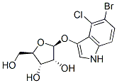 5-Bromo-4-chloro-3-indoxyl-beta-d-ribofuranoside Structure,518033-33-5Structure