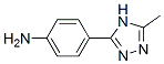 4-(5-Methyl-4H-[1,2,4]triazol-3-yl)-phenylamine Structure,518065-43-5Structure