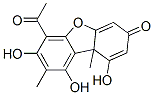 6-乙酰基-1,7,9-三羟基-8,9b-二甲基二苯并呋喃-3(9bh)-酮结构式_51827-48-6结构式