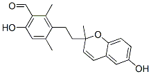 6-Hydroxy-3-[2-(6-hydroxy-2-methyl-2h-1-benzopyran-2-yl)ethyl ]-2,4-dimethylbenzaldehyde Structure,51847-81-5Structure