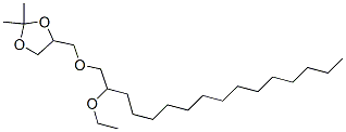 4-[[(2-Ethoxyhexadecyl)oxy]methyl ]-2,2-dimethyl-1,3-dioxolane Structure,51883-34-2Structure