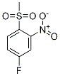 4-Fluoro-1-(methylsulfonyl)-2-nitrobenzene Structure,518990-79-9Structure