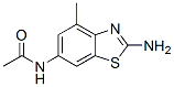 (9ci)-n-(2-氨基-4-甲基-6-苯并噻唑)-乙酰胺结构式_518992-71-7结构式