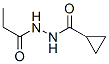 Cyclopropanecarboxylic acid,2-(1-oxopropyl)hydrazide (9ci) Structure,518995-78-3Structure