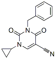 3-苄基-1-环丙基-2,4-二氧-1,2,3,4-四氢嘧啶-5-甲腈结构式_519056-48-5结构式