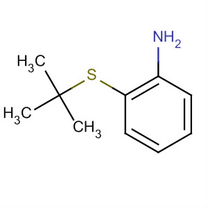 2-叔丁硫基苯胺结构式_51942-41-7结构式