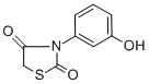 3-(3-Hydroxyphenyl )-1,3-thiazolidine-2,4-dione Structure,51964-26-2Structure