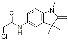 5-Chloroacetamido-2-methylene-1,3,3-trimethylindoline Structure,51980-53-1Structure