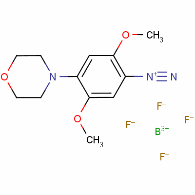 2,5-二甲氧基-4-(吗啉-4-基)偶氮苯四氟硼酸盐结构式_52018-28-7结构式