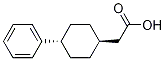 Cyclohexaneacetic acid, 4-phenyl-, trans- Structure,52092-29-2Structure