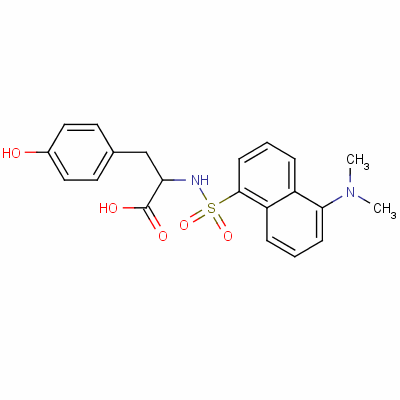 N-[[5-(dimethylamino)-1-naphthyl ]sulphonyl ]-l-tyrosine Structure,52107-47-8Structure