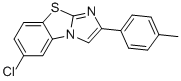 6-Chloro-2-(4-methylphenyl)imidazo[2,1-b]benzothiazole Structure,52131-44-9Structure