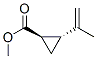 Cyclopropanecarboxylic acid,2-(1-methylethenyl)-,methyl ester,trans-(-)- Structure,52148-73-9Structure