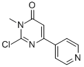 4(3H)-pyrimidinone, 2-chloro-3-methyl-6-(4-pyridinyl)- Structure,521969-44-8Structure