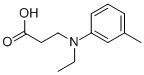 B-alanine,n-ethyl-n-(3-methylphenyl)- Structure,52204-10-1Structure