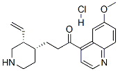 (3R-顺式)-1-(6-甲氧基-4-喹啉)-3-(3-乙烯基-4-哌啶)-1-丙酮盐酸盐结构式_52211-63-9结构式