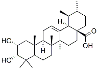 (2alpha,3alpha)-2,3-二羟基乌苏-12-烯-28-酸结构式_52213-27-1结构式