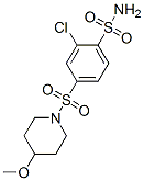 2-Chloro-4-[(4-methoxypiperidino)sulfonyl ]benzenesulfonamide Structure,52295-48-4Structure